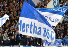 Holstein Kiel – Hertha Berlin typy, analiza meczu i przewidywania (29.11.2025) Hertha - logo flaga