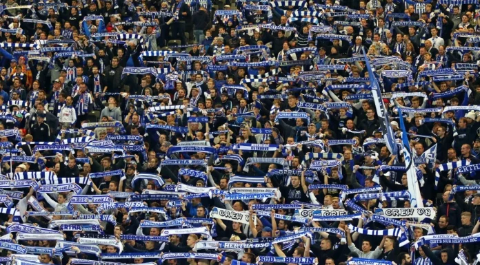 Karlsruher SC – Hertha Berlin kursy bukmacherskie, typy i analiza meczu (24.01.2026) Hertha Berlin - kibice 2